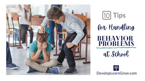how to deal with children's bad behaviour in school