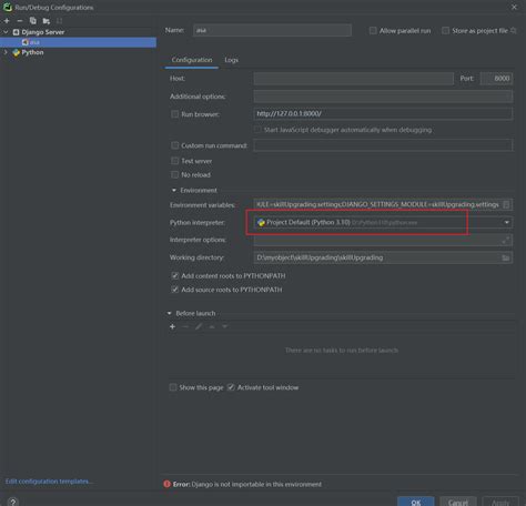 how to debug django project in pycharm