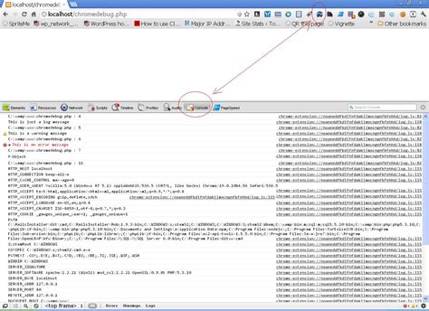 how to debug php in chrome