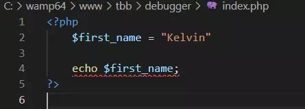 how to debug php script