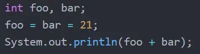 how to declare and initialize multiple variables in java