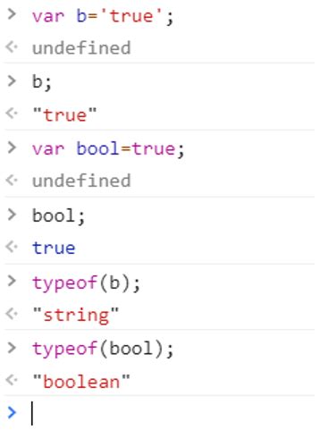 how to declare boolean type variable in javascript