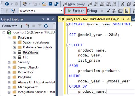 how to declare multiple variables in sql stored procedure