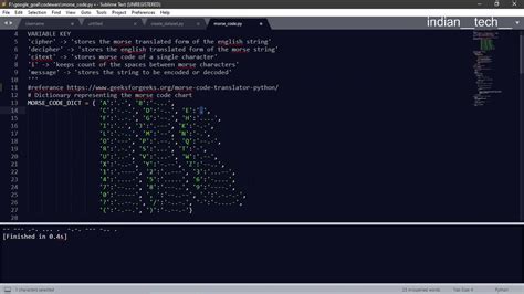 how to decode morse code in python