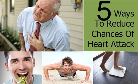 how to decrease heart attack chances