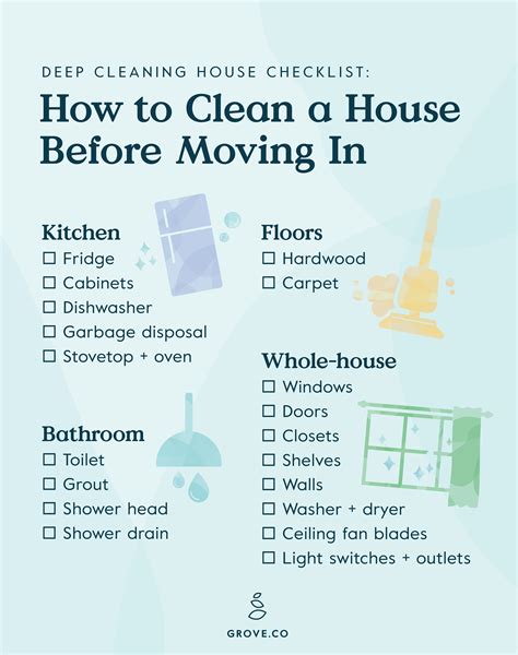 how to deep clean before moving in