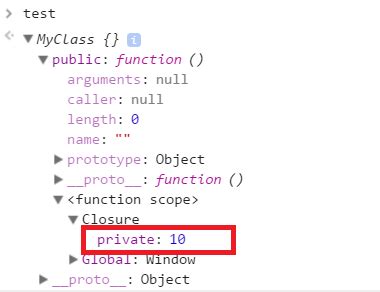 how to define private variable in javascript