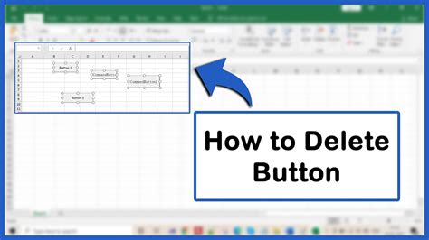 how to delete a developer button in excel