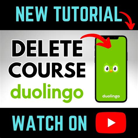 how to delete a duolingo course on iphone