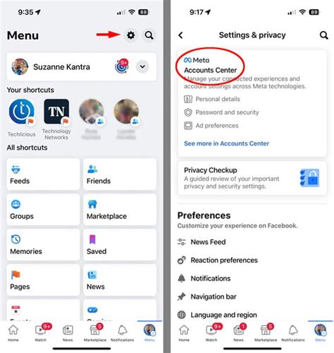 how to delete a facebook account from website