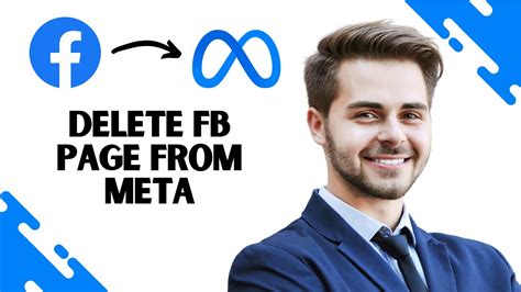 how to delete a facebook page through meta