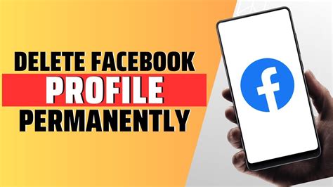 how to delete a facebook profile on android phone