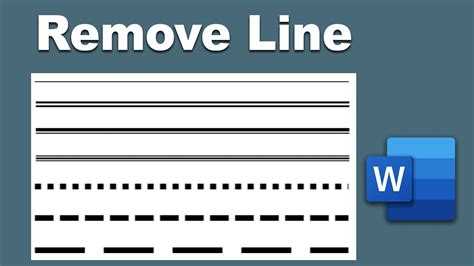 how to delete a line shape in word