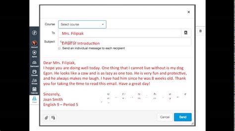 how to delete a message sent on canvas