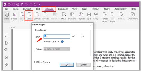 how to delete a pages document on ipad