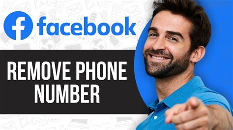 how to delete a phone number from facebook account