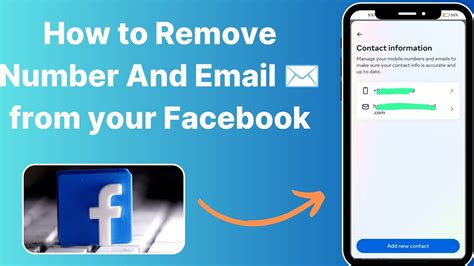 how to delete a phone number from your facebook account