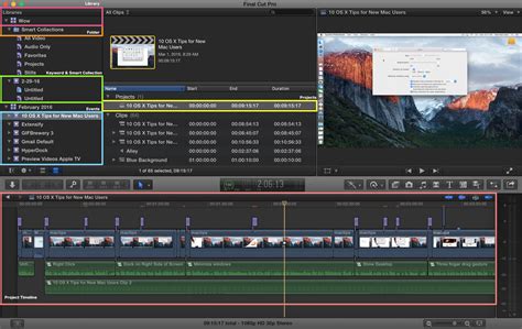 how to delete a project in final cut pro x
