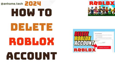 how to delete a roblox account 2024