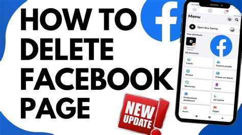 how to delete a secondary fb page
