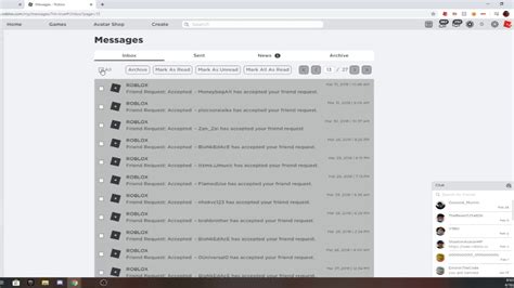 how to delete a sent message on roblox