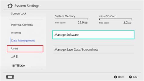 how to delete a switch user
