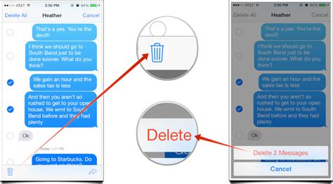 how to delete a text on apple phone