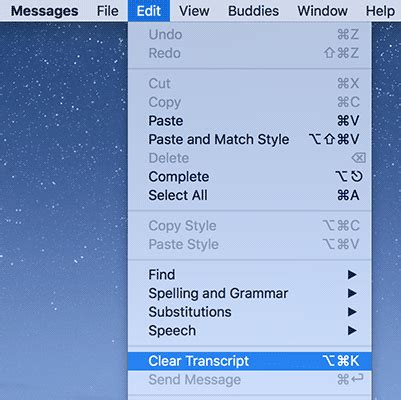 how to delete a text on my macbook
