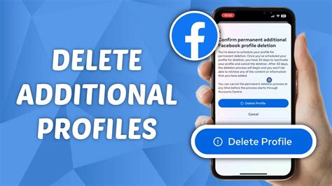 how to delete additional profile on facebook app