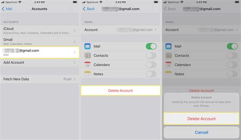 how to delete all apple accounts