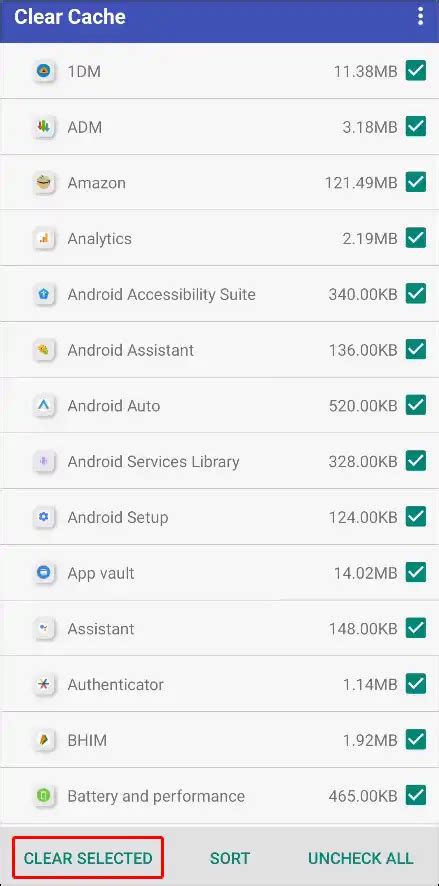 how to delete all apps on android at once