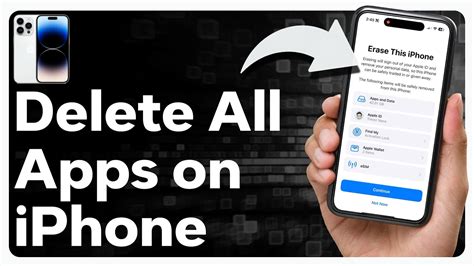 how to delete all apps on iphone