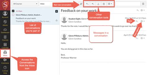 how to delete all canvas inbox messages