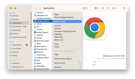how to delete all chrome files on mac