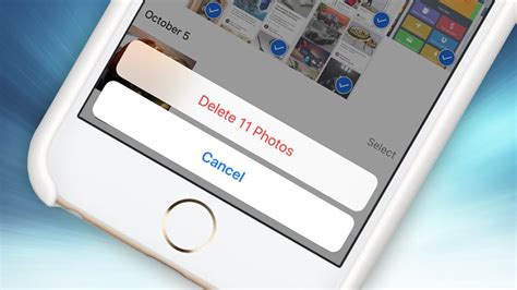 how to delete all in iphone photos