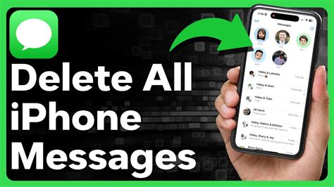 how to delete all messages on an iphone