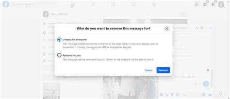 how to delete all messages on facebook from both sides