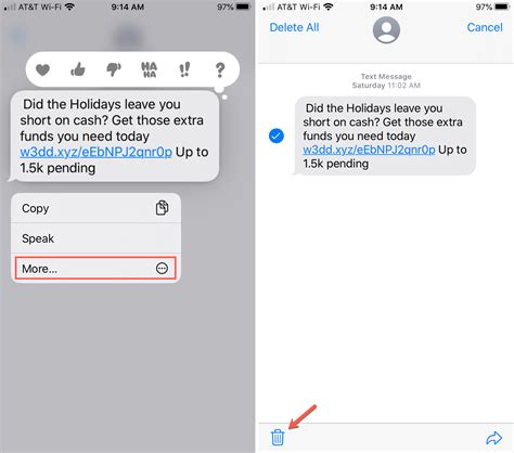 how to delete all messages on iphone 11