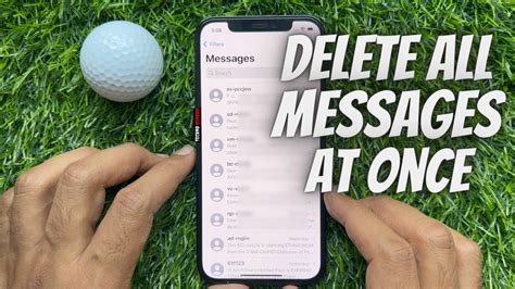how to delete all text messages at once on iphone 11