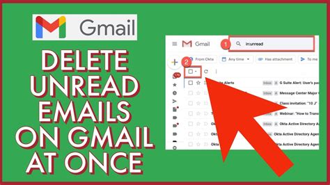 how to delete all unread emails in gmail app on iphone