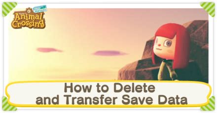 how to delete animal crossing data on switch