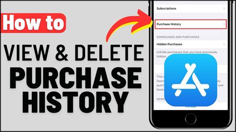 how to delete app purchase history ios