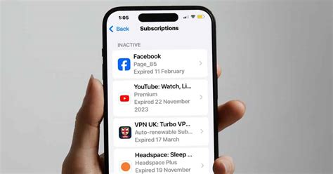 how to delete app subscription history on iphone