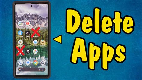 how to delete apps from an android phone