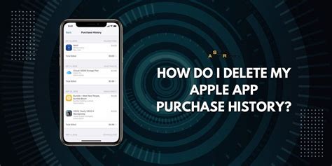 how to delete apps from apple store history