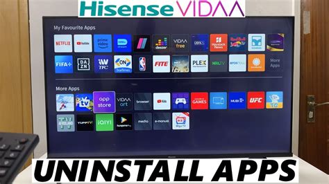 how to delete apps on a hisense tv