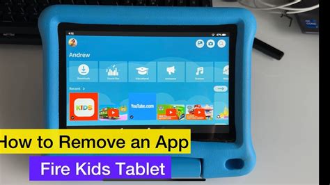 how to delete apps on amazon fire tablet kids