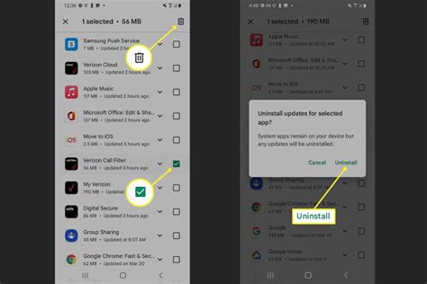 how to delete apps on android that came with phone