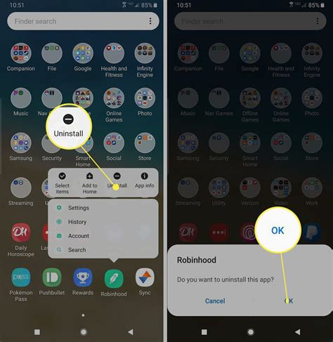how to delete apps on android that came with phone samsung