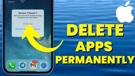 how to delete apps on iphone permanently 2024